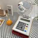 1Pc Acrylic Double Side Makeup Mirror Cute Heart Shaped Cosmetic Mirror, Transparent Base Home Bedroom Desktop Make Up Mirror (Pink)