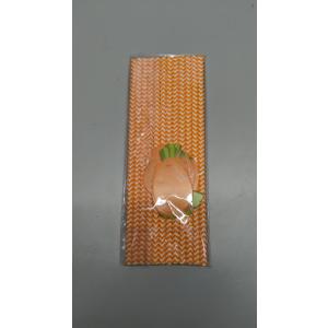 Straws Disposable Drinking Straws Carrot Fruit Straws paper Straw for Cocktail, Milkshake, Coffee Lemon Themed Party Supplies