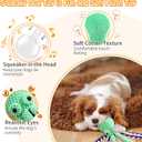 Fuufome Large Squeaky Dog Toys- Plush Dog Toys with Soft Fabric for Small, Medium, and Large Dogs Daily Companionship, Training Reward Gift