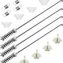 Upgraded W10780048 Washer Suspension Rod Kit with W10400895 Washer Suspension Springs Fits for Whirlpool Kenmore Amana Maytag Washing Machines