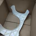 Squatty Potty Simple Curve Bathroom Toilet Stool 7" White