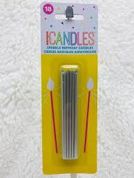 unique Sparkler Birthday Candles 18pcs