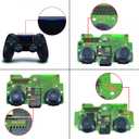 eXtremeRate Black Decade Tournament Controller (DTC) Upgrade Kit for PS4 Slim Pro Controller JDM-040 050 055, Upgrade Board & Ergonomic Shell & Back Buttons & Trigger Stops - NO Controller