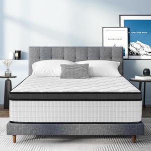 Full Mattress, 12 Inch Ultra Comfort Hybrid Foam Mattresses Full Size with Independent Pocket Springs Mattress in a Box Pressure Relief & Supportive, Firm