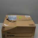 HyDren 2 Pack Pre Lit Artificial Poinsettia Flowers Christmas Hanging Basket 2 Pcs Colorful LED String Lights for Indoor Outdoor Garden Patio Porch (Red)