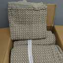 Levtex Home Mills Waffle King Bedspread Set (122x106in) with 2 Pillow Shams (36x20in) - Taupe - Cotton Waffle King Size Bedspread Set - Soft, Pre-Washed
