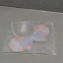 KARETT Sequins Mouse Ears Headband With Glitter Bow Princess Party Decorations For Girls Women (Sky Blue)