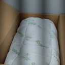 Ultra Soft King Size Mattress Topper - Viscose Made from Bamboo Pillow Top Mattress Pad for Back Pain Relief - Naturally Cooling for Hot Sleepers, Green