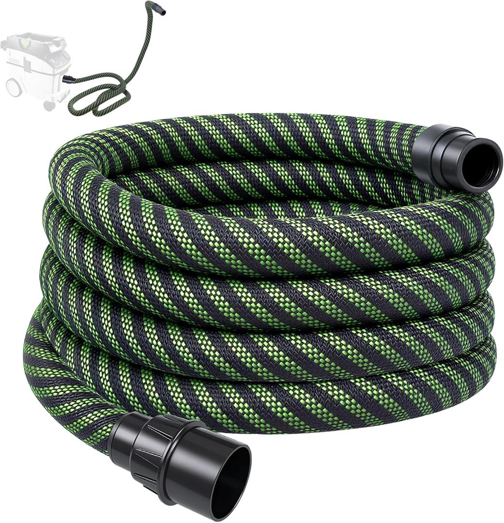 Dust Extractor Hose D27/32x5M For Festool Vacuum Suction Hose, Compatible With Festool Ct 26/36/48 Ct 15/25 Ct Mini and Ct Midi Vacumm, Suitable for Sanders, Track Saw And Other Power Tools, 5M