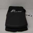 Upgrade XL Portable Toilet for Adults, Extra Large Portable Travel Floding Toilet, Camping Tall Toilets with Lid for Adults and Kids Compact Potty for Car, Hiking, Beach and Camping (Black)