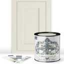 ALL-IN-ONE Paint, Durable cabinet and furniture paint. Built in primer and top coat, no sanding needed. Includes our 30 featured color card - Manor House, Quart (32 Fl Oz (Pack of 1))