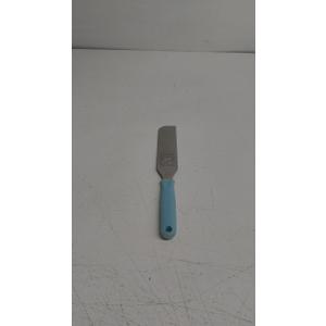 SCRAP COOKING Flat Flexible Stainless Steel Spatula 32 cm  Pastry Utensil Cake Kitchen Accessory Icing Chocolate Pancakes  Sea Green, 32 x 4 x 1.6 cm, Multicolored