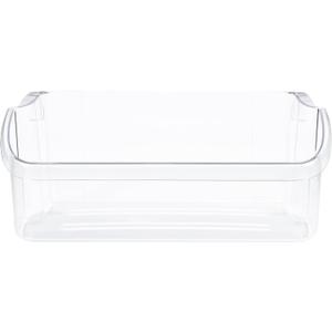 Smart Choice 240324502 Top Shelf Refrigerator Door Bin - Clear, Impact Resistant Freezer Replacement Compatible with Frigidaire 240324510 240324511, Fits Select Frigidaire & Kenmore Models