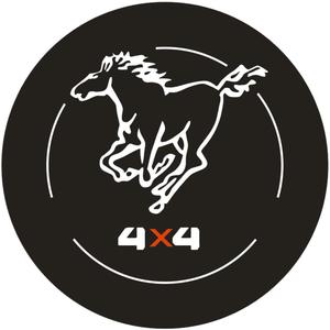Galloper 4X4 Spare Wheel Cover, Spare Tire Cover for Ford Bronco, Jeep Wrangler, Honda, Toyota, Buick, Chevrolet, GMC, Hummer H3 SUVs Tire Cover Protector (XL: 285/70R17, 265/70R17)
