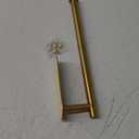 VAEHOLD Self Adhesive Paper Towel Holder Under Cabinet Mount, Wall Mounted Paper Towel Roll Holder for Kitchen, Bathroom, Wall - SUS304 Stainless Steel (Gold) (Gold)