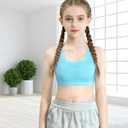 Demifill Girls Seamless Sport Bras&Panties for Teens Girls Training Bras with Panties Sets Multipack (S)