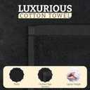 Premium, Set of 4, Extra Large, 100% Cotton, Bath Towels, 30 x 60 inches, Very Soft, Quick-Dry, Lightweight, 600GSM