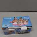 Swim Goggles for Kids 3-15 with Earplugs Large Frame Anti-Fog/UV Swimming Goggles for Boys Girls Toddler 2PCS (Pink Blue &Blue Yellow)