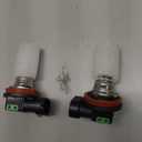 2 PCS Car H11 Halogen Bulb, 12V 55W Precise Filament Super Bright Anti-fog Low Beam Lights, with UV Resistant Quartz Glass Bulb, Universal Plug and Play Bulb Replacement for Car (White)