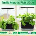 Trellis Compatible with Only Aerogarden Harvest and Harvest Elite for Indoor Garden Hydroponic System, Black, 1Pack