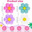 4 Pcs Inflatable Daisy Decorations Flower Pool Floats 20 Inches Inflatable Daisy Blow Up Flowes for Wedding Holiday Birthday Baby Shower Bachelor Party Supplies