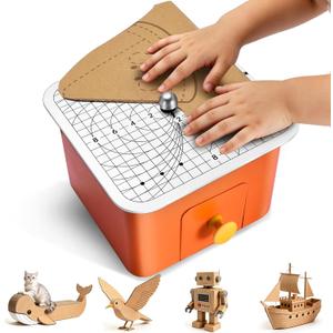 Cardboard Cutter Tool, Kid-Safe Electric Cardboard Cutter for Kids Ages 3+ | No Sharp Blades | Educational Paper Craft Toy, School Projects, DIY Building Toy & Creative Maker Gifts for Boys & Girls