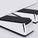 2 pack Metal Door Stop, Premium Rubber Heavy Door Stopper, Wedge Stopper, Suitable for Door Clearance of 0.4IN-1.18IN (11mm-30mm)