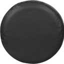 Explore Land 26-27.75 inch Spare Tire Cover Fit Trailer, RV, SUV, Truck, Tough Tire Wheel Soft Cover, Black