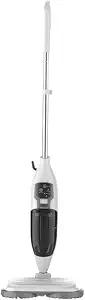 Steam Mop with 13 Accessories,Steam Cleaner for Home,Floor Scrubber spin mop for Hard Floors Deep Cleaning, 4 Washable Mop Pads for Home Use, 550ml Capacity,30 Second Heat-Up(White)