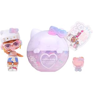 LOL Surprise Hello Kitty Crystal Cutie Doll with 7 Surprises - 50th Anniversary Limited Edition Gift for Girls 3+