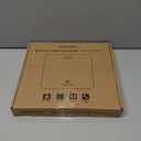 Digital Bathroom Scale for Body Weight: High-Precision 4-Sensor Accuracy, LED Display, 400lb/180kg Capacity, Safe Rounded Corners, Batteries Included