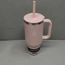 Hydro Flask Travel Tumbler with Handle, Lid and Straw - Insulated Stainless Steel in 40 Oz Trillium