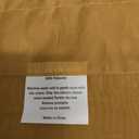 2 Pcs Polyester Curtains, Yellow, Size: 40"*37"