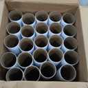 Tape Logic TLP3020W Mailing Tubes with Caps, 3" x 20", White (Pack of 24)