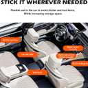 3 x Car Side Pocket Organizer, Adhesive Car Organizers And Storage, Car Glass Holder Stores Small Items Such As Phones, Cosmetics, Coins, Glasses, Keys. Can be Pasted Anywhere (Black)