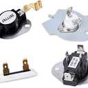 Dryer Thermostat 3977767 3387134 And Thermal Fuse 3392519 279816 Replaces For Whirlpool WED4815EW1 WED5000DW2 WED6200SW1 WED6600VW0 WED4800BQ1 WED4800XQ0 WED4800XQ1 WED4900XW0 WED49STBW1 WED5100VQ1