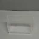 SHIQIKEJIPTY 1 PCS 4 X 6 Index Card Holder Clear Acrylic Card Holder for Desk File Note Postcard Stand Index Cards Rack Acrylic Business Stand Postcard Display for Office Business Classroom(No Card)