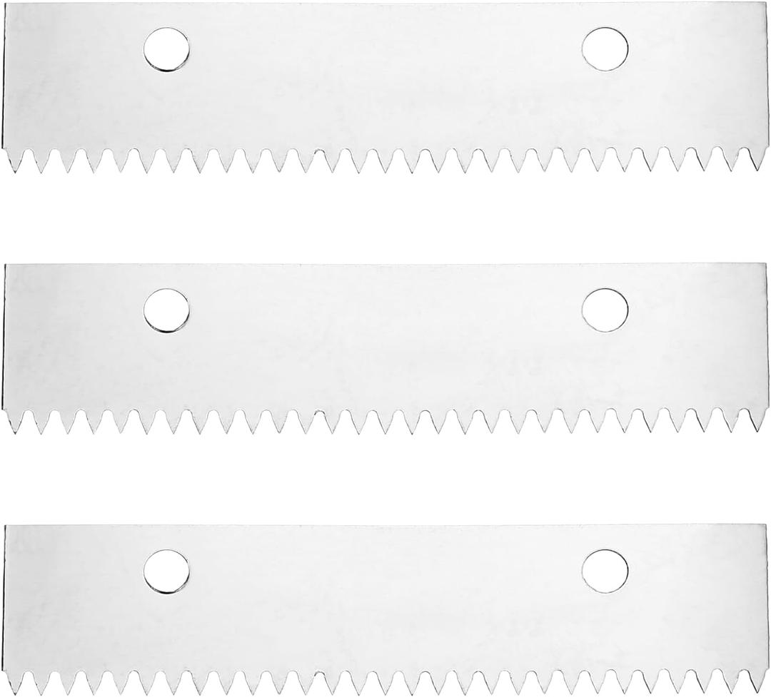 PATIKIL 3 Pcs Replacement Blades for Packing Tape Dispensers, 3.1 x 0.7inch 8072 Tape Dispenser Blade Carbon Steel for Home Office Warehouse Wrapping Packaging Mailing Shipping, Silver