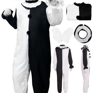 Clown Costume Cosplay Clown Outfit Movie NOT Head Cover Adult Halloween (3X-Large)