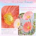 LuoluoHouse Giant Flowers for Decoration Wedding Reception Essential Decoration 5.58Ft Tall Artificial Silk Flower Party Banquet Background Decor Home Decor(Champagne|Pink|Blush Paper)