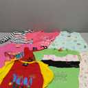 8-Pack T-Shirts 100% Organic Cotton Baby, Toddler, Little Kid, Girl (Pink, Red, Red-Yellow, Green T-Shirts Size: 24-60; Green and White Bodysuits Size: 18-24M; Pink Body Size: 18M; Stripped Body: 12M)