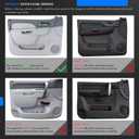 926-740 Front Left Driver Side Armrest Repair Kit Fit for Chevy Silverado Suburban Tahoe Avalanche For GMC Sierra Yukon 2010-2014 Door Panel with Release Handle Above Armrest 27In - Gray -GM# 84127281