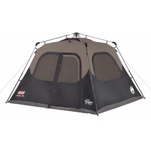 Coleman 6 Person Instant Camping Tent with 1-Minute Setup, Large Family Tent with Pre-Attached Poles, Air Vent, & Carry Bag, Sets Up in About 60 Seconds, Contains PFAS