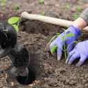 TCBWFY 4"x12"Auger Drill Bit for Planting Digging Holes,Garden Plant Flower Bulb Auger Spiral Hole Drill Rapid Bulb Planter Earth Auger Bit,Compatible to Hex Adjustable Chuck