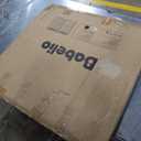 Babelio 29.7-46.5" No Bottom Bar Baby/Dog Gate for Stairs, House and Doorways, Auto Close Safety Pet Gates with Large Walk Thru Door, Hardware Mount, Black