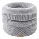 HYUET Winter Neck Gaiter Men, Fleece Neck Warmer Windproof Face Scarf Mask Face Cover Neck Cover for Men Women Ski