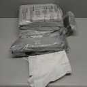 QPAU Inflatable Toddler Travel Bed with Tent, Baby Crib Tent, Portable Kids Air Mattress with Safety Bumpers, Ideal for Home, Grandma's, Camping, Traveling (Grey)