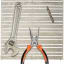 Kings County Tools Magnetic Tool Holder - 12x12in Garage Organization Panel - Magnetic Board Garage Shelving Tool Organizer Storage Rack - Wall Mount Magnetic Tool Holder Strip Panel for Workshop