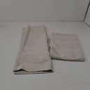Cashmere Standard Pillow Sham Natural New 25×25 inch
