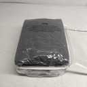 CozyLux Queen Comforter Set Dark Grey, 7 Pieces Bed in a Bag, Dark Gray Comforter Queen Size, All Season Bedding Sets with Stitch Quilted Comforter, Flat Sheet, Fitted Sheet, Pillowcases